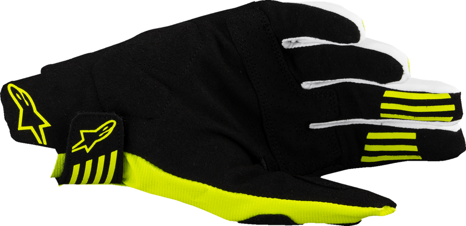ALPINESTARS Techstar MX Gloves - Black/Fluo Yellow - Medium 3560125-155-M