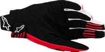 ALPINESTARS Techstar MX Gloves - Black/Bright Red - Small 3560125-1303-S