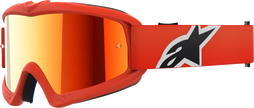 ALPINESTARS GOGGLES Youth Vision Goggle - Corp - Orange - Red Mirror Lens 5140225-480