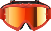 ALPINESTARS GOGGLES Youth Vision Goggle - Corp - Orange - Red Mirror Lens 5140225-480