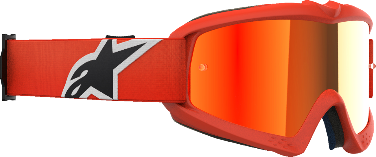 ALPINESTARS GOGGLES Youth Vision Goggle - Corp - Orange - Red Mirror Lens 5140225-480
