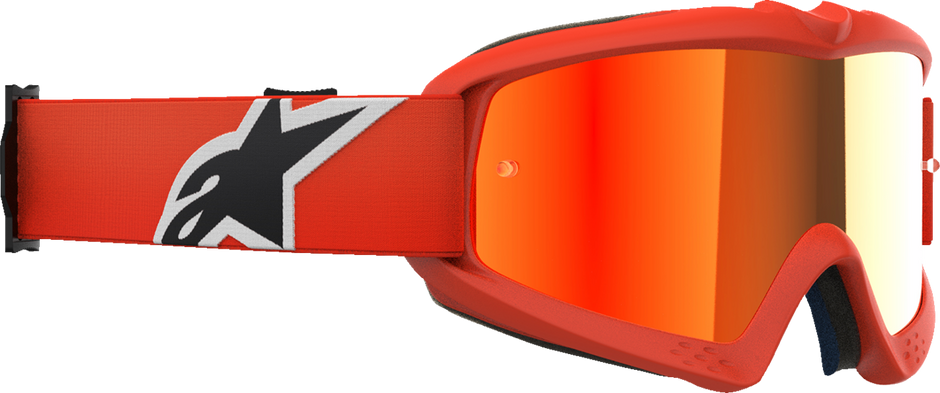 ALPINESTARS GOGGLES Youth Vision Goggle - Corp - Orange - Red Mirror Lens 5140225-480