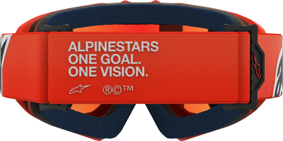 ALPINESTARS GOGGLES Youth Vision Goggle - Corp - Orange - Red Mirror Lens 5140225-480