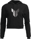 THOR Women's Noise Pullover Crop Hoodie - Black - Small 3051-1245