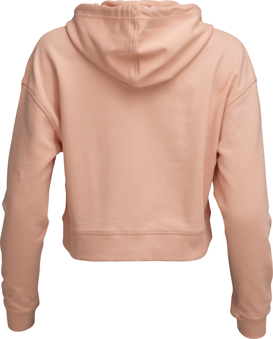 THOR Women's Iconic Pullover Crop Hoodie - Pink - Medium 3051-1250