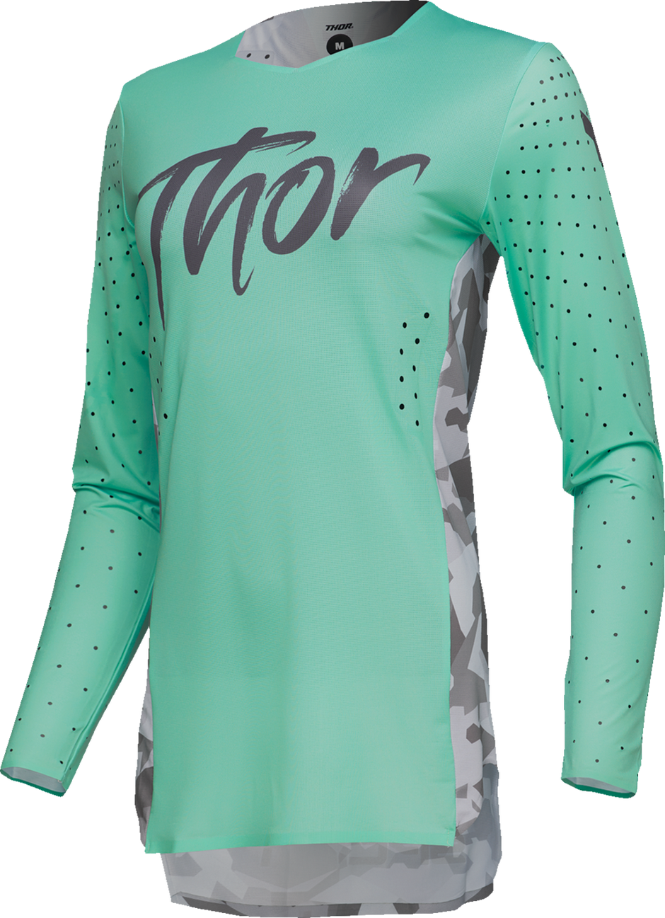 THOR Women's Sportmode Shadow Jersey - Teal - XS 2911-0320