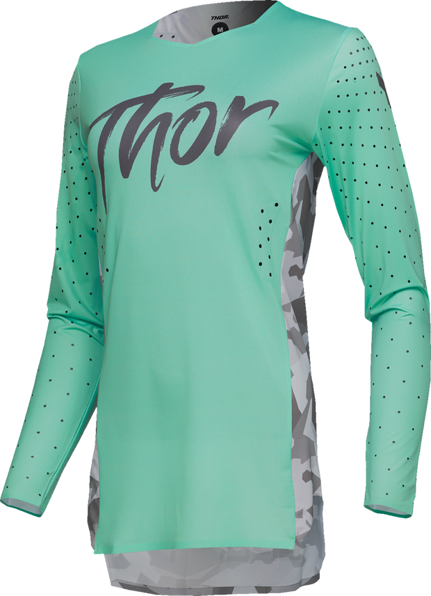 THOR Women's Sportmode Shadow Jersey - Teal - XS 2911-0320
