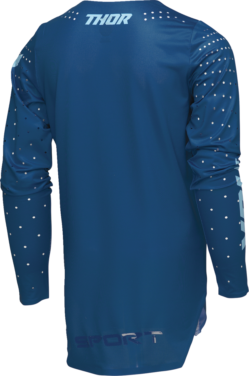 THOR Youth Sportmode Brave Jersey - Blue - Medium 2912-2536