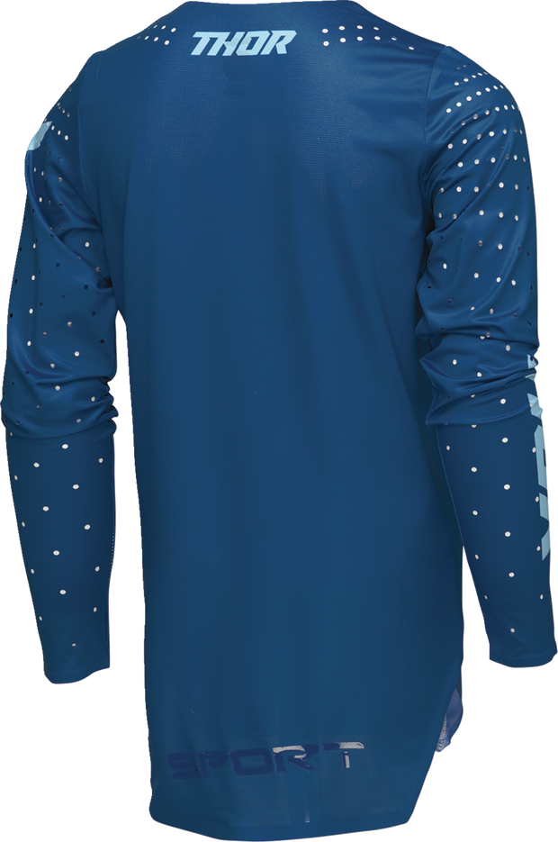 THOR Youth Sportmode Brave Jersey - Blue - Medium 2912-2536
