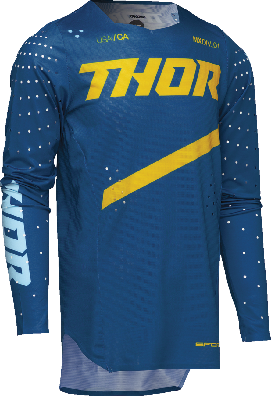 THOR Youth Sportmode Brave Jersey - Blue - Medium 2912-2536