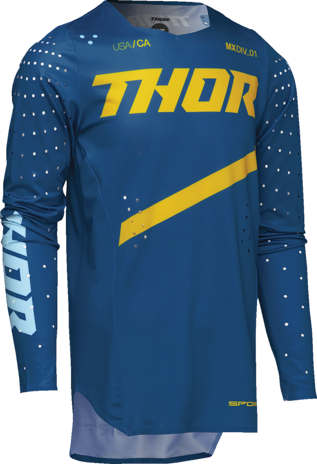 THOR Youth Sportmode Brave Jersey - Blue - Medium 2912-2536