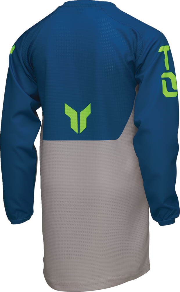 THOR Youth Launchmode Forge Jersey - Blue - Large 2912-2552