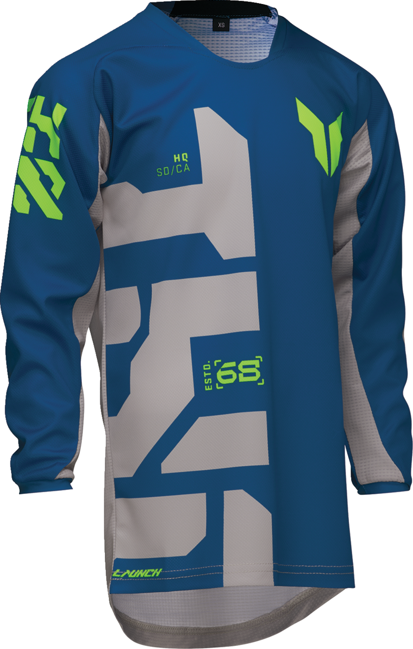 THOR Youth Launchmode Forge Jersey - Blue - Large 2912-2552