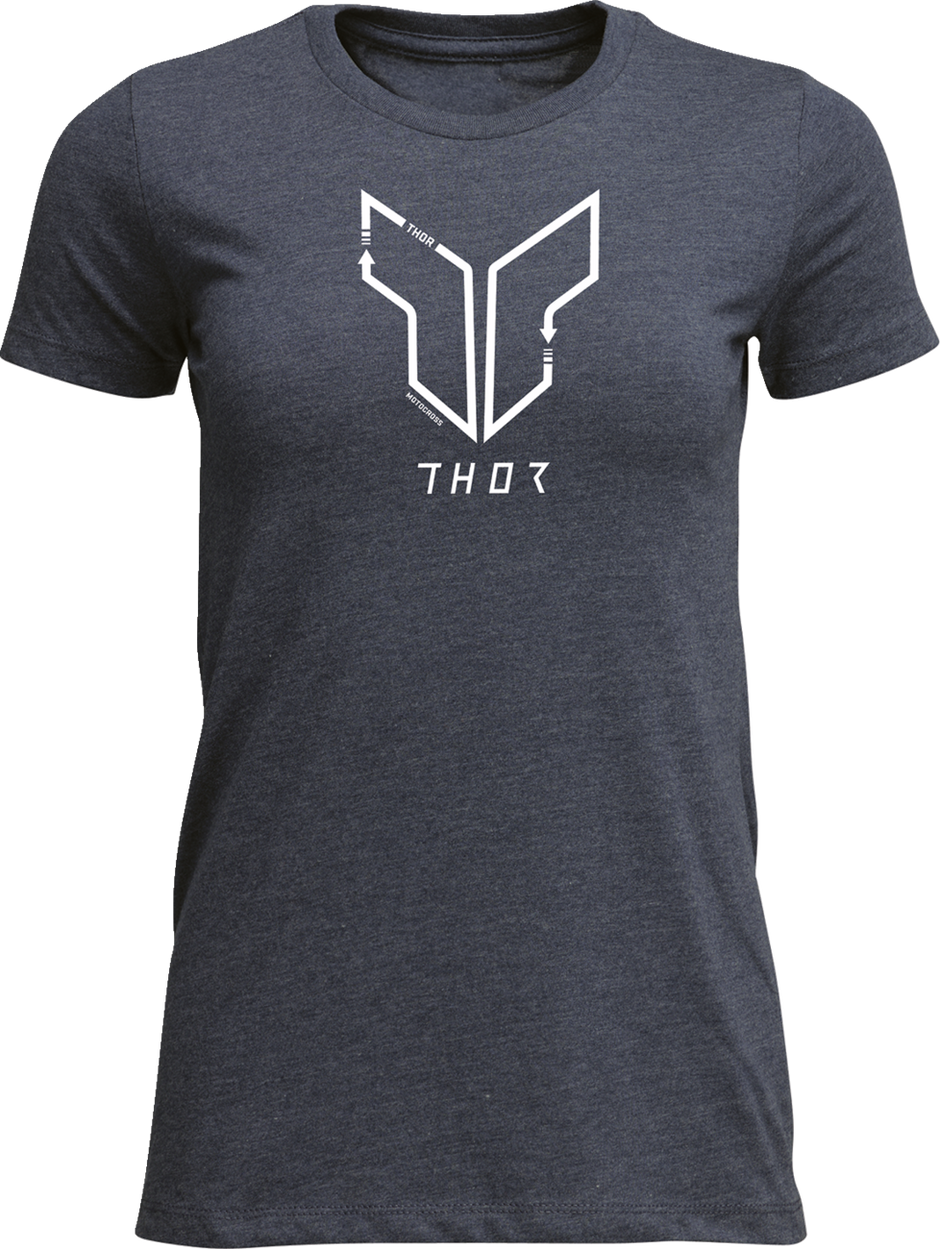 THOR Women's Trax T-Shirt - Navy - Small 3031-4304