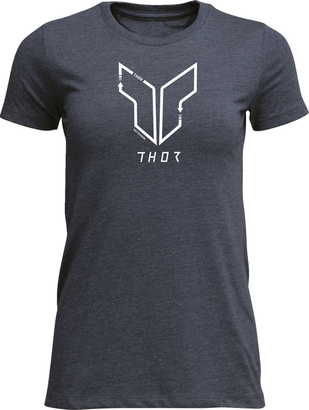 THOR Women's Trax T-Shirt - Navy - Small 3031-4304