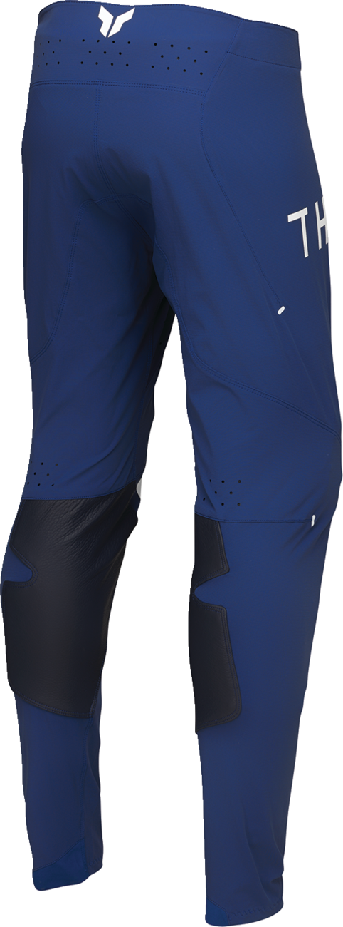 THOR Sportmode Strike Pants in navy color, offroad ATV apparel, US size 33, designed for durability and active riding.