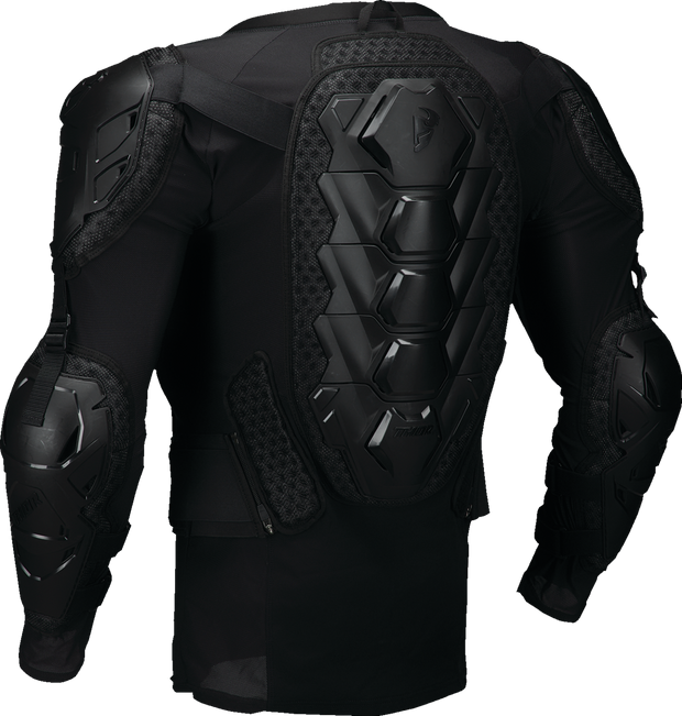 Black THOR Sentry XP2 Guard protective gear, size L/XL, designed for motorcycle riding safety and protection.