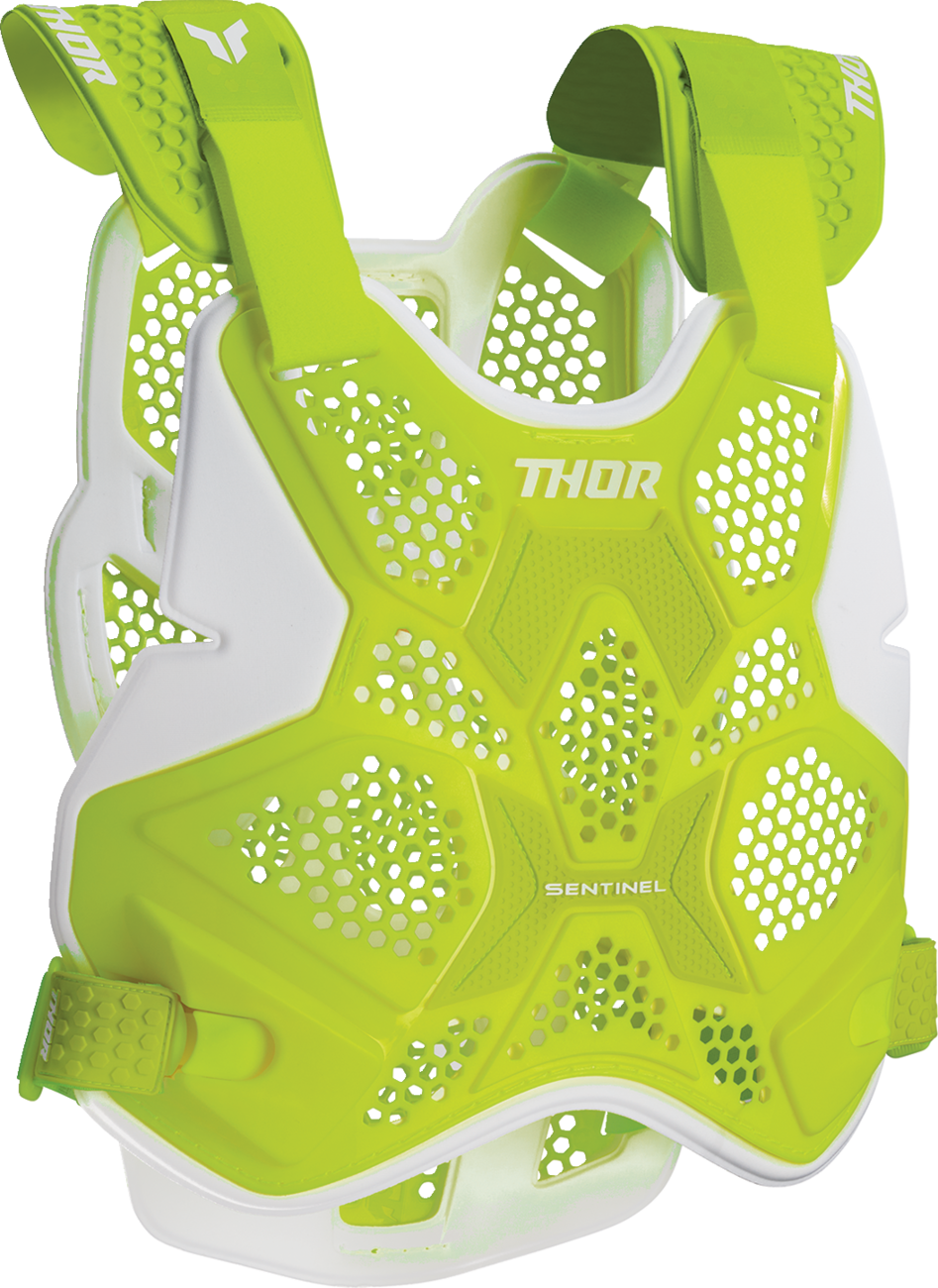 THOR Sentinel LTD Guard in acid color, protective gear for XS/S size, designed for bike or motocross safety.