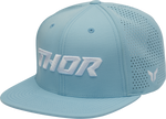 Light blue THOR Corp hat from the Headwear Group, featuring a casual design and adjustable fit.