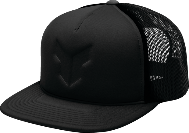 Black THOR Shadow hat from the Headwear Group, featuring a sleek design and adjustable fit.