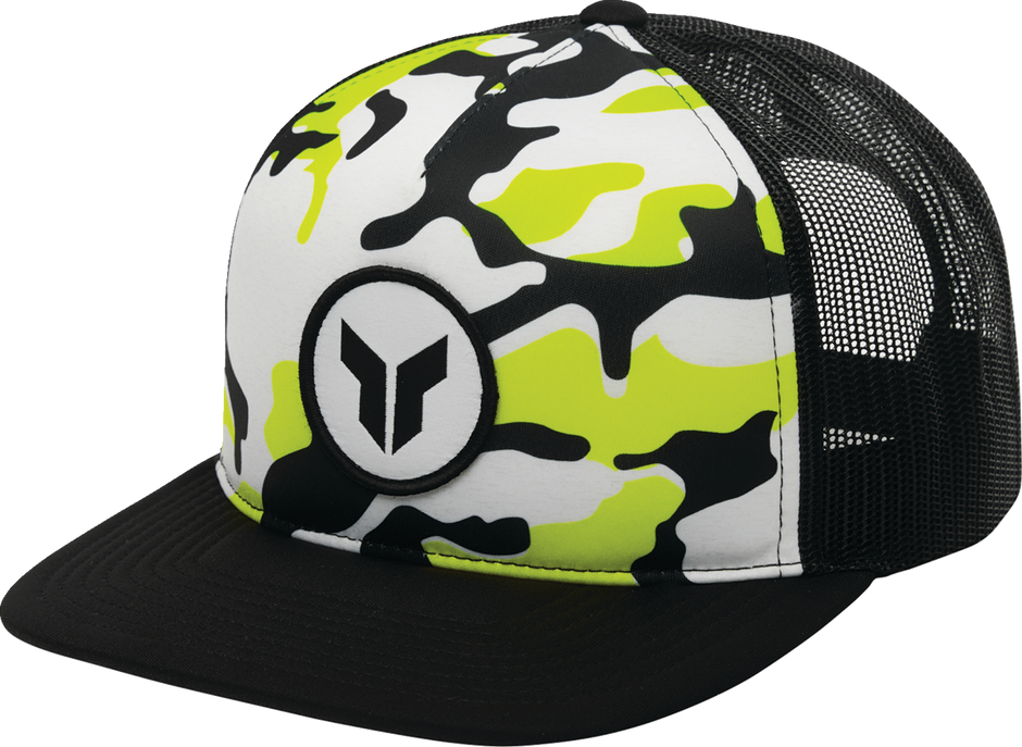 THOR Riot Hat in Acid color, stylish headwear with bold design, made by THOR for motorcycle or sports enthusiasts.