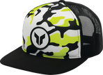 THOR Riot Hat in Acid color, stylish headwear with bold design, made by THOR for motorcycle or sports enthusiasts.