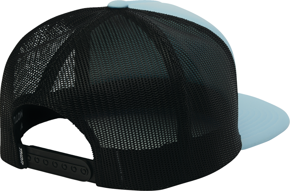Light blue THOR Shadow Hat, stylish headwear with a sleek design, perfect for outdoor activities and casual wear.