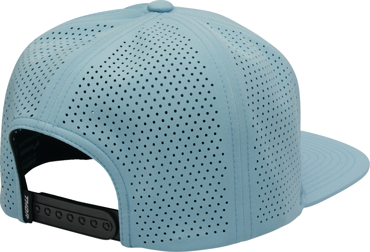 Light blue THOR Corp hat from the Headwear Group, featuring a casual style and adjustable fit.