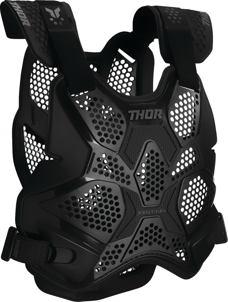 Black THOR Sentinel LTD Guard protective gear in XL/2XL size, featuring durable construction and adjustable straps.