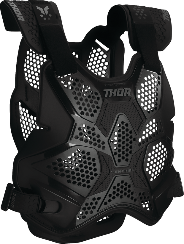 Black THOR Sentinel LTD Guard protective gear in XL/2XL size, featuring durable construction and adjustable straps.