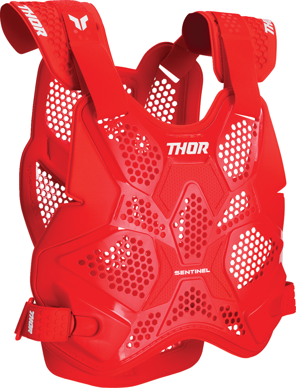Red THOR Sentinel LTD Guard protective gear in size M/L, designed for rider safety and impact protection.