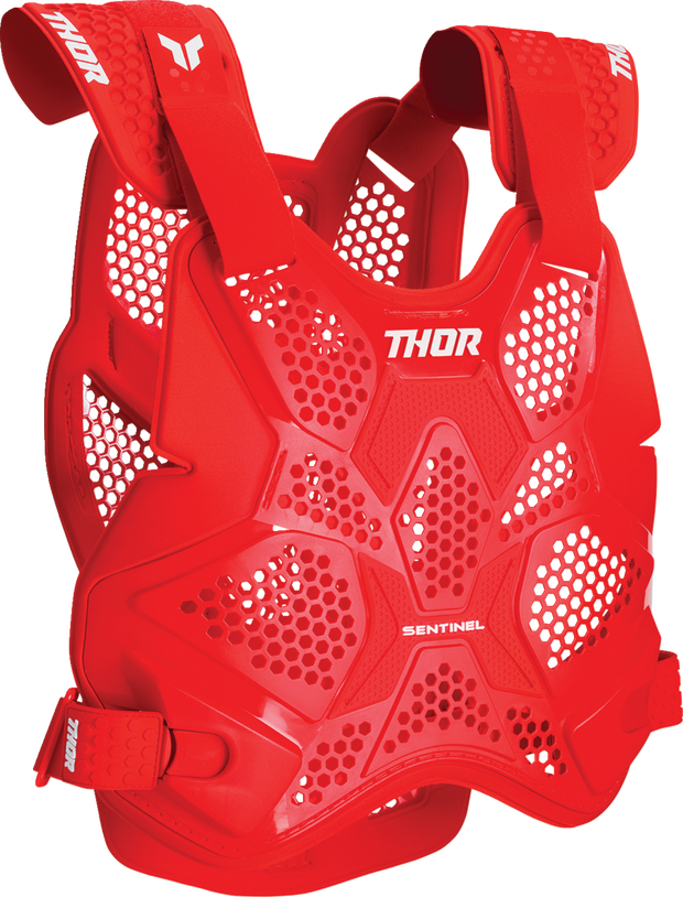 Red THOR Sentinel LTD Guard protective gear in size M/L, designed for rider safety and impact protection.
