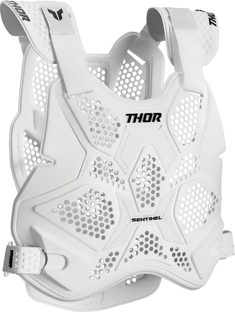 White THOR Sentinel LTD Guard protective gear in size M/L, featuring durable construction and secure fit for safety.