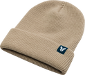THOR Iconic Beanie in sand color, stylish knit headwear with a snug fit, perfect for cold weather.