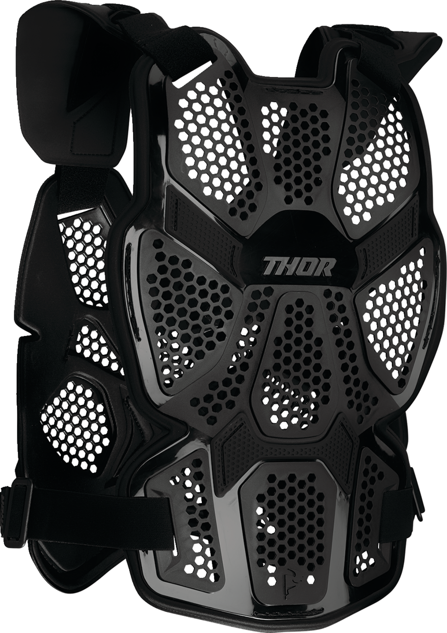 Black THOR Sentinel LTD Guard protective gear in XL/2XL size designed for motorcycle safety and impact protection.