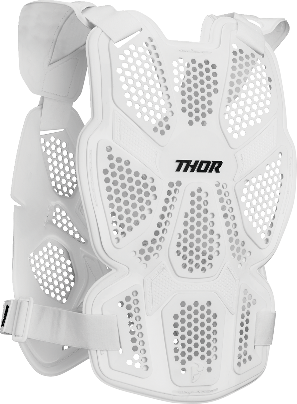 THOR Sentinel LTD Guard in white, M/L size, protective gear with padded design for impact protection.