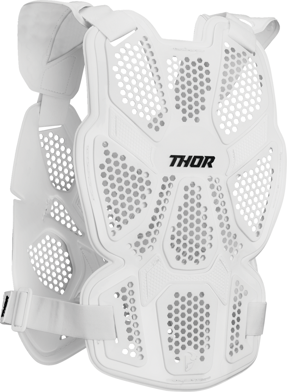 THOR Sentinel LTD Guard in white, M/L size, protective gear with padded design for impact protection.