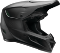 Black THOR Reflex Sport Carbon offroad full face helmet with MIPS® technology in XS size, featuring a sleek stealth design.