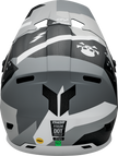 THOR Reflex Sport Carbon Offroad Full Face Helmet in gray and white with MIPS® protection, medium size for adult riders