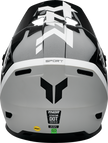 THOR Reflex Sport Riot MIPS offroad full face helmet for adults in black and white, size XL, with secure chin strap and ventilation.