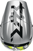 THOR Reflex Sport Riot offroad full face helmet with MIPS® in gray and acid colors, small size, front view showing helmet design.
