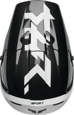 THOR Reflex Sport Offroad Full Face Helmet in black and white with MIPS® protection, adult size XL, designed for motocross and offroad riding.
