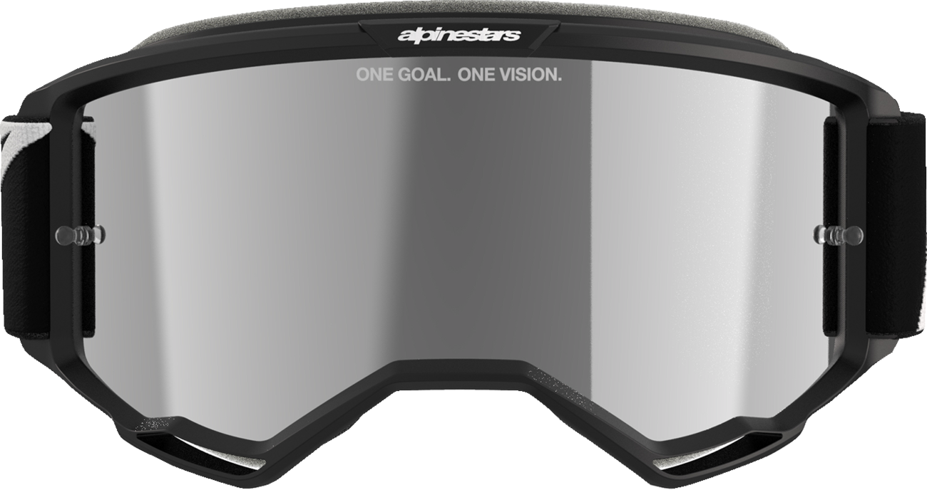 ALPINESTARS GOGGLES Vision 5 Goggle - Corp - Black - Silver Mirror Lens 5101825-1456