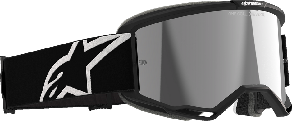 ALPINESTARS GOGGLES Vision 5 Goggle - Corp - Black - Silver Mirror Lens 5101825-1456