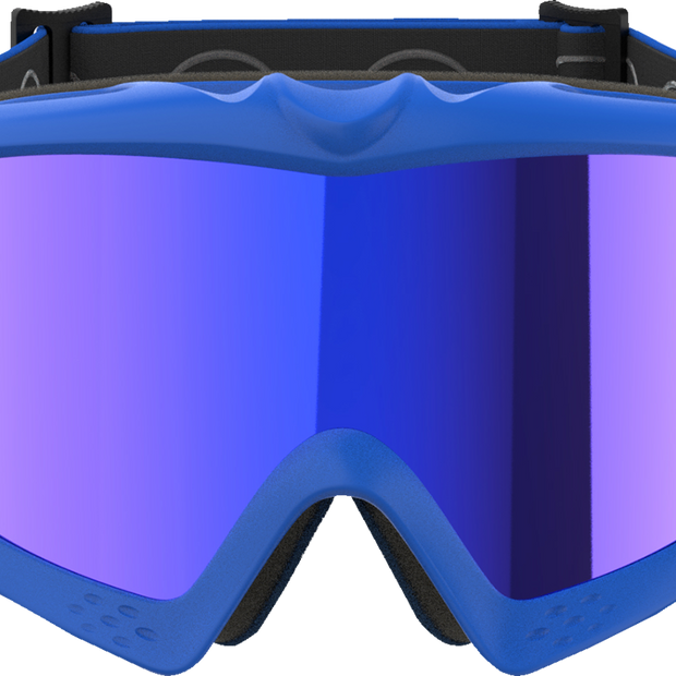 ALPINESTARS GOGGLES Youth Vision Goggle - Blaze - Blue - Blue Mirror Lens 5140425-7271