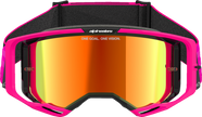 ALPINESTARS GOGGLES Vision 8 Goggle - Corp - Pink - Red Mirror Lens 5101625-3083