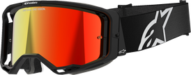 ALPINESTARS GOGGLES Vision 8 Goggle - Corp - Black - Red Mirror Lens 5101625-1446