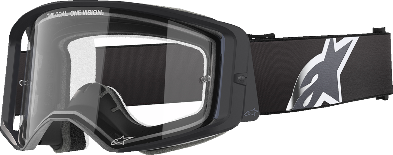 ALPINESTARS GOGGLES Vision 8 Goggle - Corp - Black - Clear Lens 5100825-1425