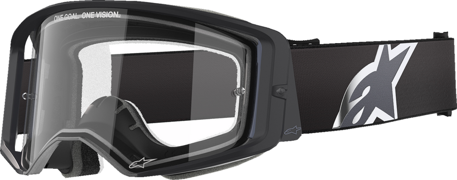 ALPINESTARS GOGGLES Vision 8 Goggle - Corp - Black - Clear Lens 5100825-1425