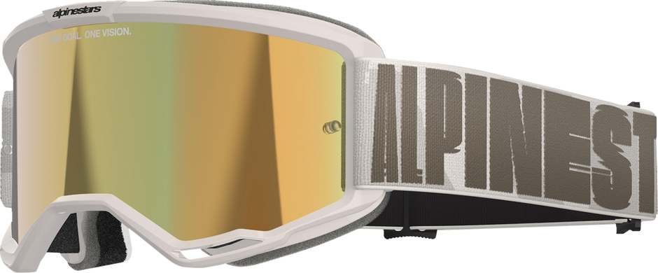ALPINESTARS GOGGLES Vision 5 Goggle - Hollow - Wind - Gold Mirror Lens 5102225-7311